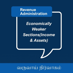 Economically Weaker Sections(Income & Assets)